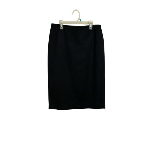 Talbots Wool Blend Pencil Skirt Size 6 Petite Black - Picture 1 of 5